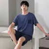 2026 Nuevo Pijama de Verano para Hombre Modal Delgado Manga Corta Shorts Sensación Fresca de Verano Ropa para el Hogar Conjunto de Tallas Grandes