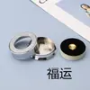 Caja de Almacenamiento de Joyas, Caja Redonda Dorada para Piedras Sueltas, Caja Plateada para Gemas, Caja Metálica para Gemas, Caja de Aleación con Acabado de Espejo para Diamantes Sueltos