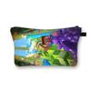 Bolsa cosmética de Minecraft más vendida, bolsa de almacenamiento portátil de gran capacidad para niños, linda bolsa de aseo, cantidad mínima de pedido de una pieza