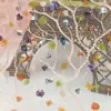 Tecido Bordado com Vinhas de Lantejoulas Multicor, Lindo Tecido Bordado Clássico Hanfu Cheongsam