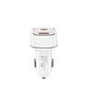 Cargador PD38W fuente de fábrica pd qc3.0 cargador rápido para coche anillo de luz LED encendedor de cigarrillos para coche
