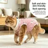 Ropa de esterilización para gatos más vendida transfronteriza, ropa postoperatoria anti-lameduras cómoda y transpirable, ropa para destete de gatas, venta al por mayor de ropa de esterilización para mascotas