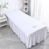 Toalla para Cama de Salón de Belleza con Borde Ribeteado, Toalla de Baño, Sábana para Cama de Masaje, Engrosada y Absorbente, Se Puede Personalizar con Logo, Toalla para Cama de Terapia con Agujero, Toalla Grande