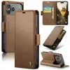 Adecuado para la Nueva Funda Antirrobo para Teléfono Móvil iPhone17 Funda de Cuero para Teléfono Móvil Samsung S24 Funda Protectora Plegable Apple 15