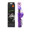 Vibrador de bola giratoria de cuentas de colores, telescópico, vibratorio, calefactor, para lamer la lengua, expansible, con rodillo oscilante, masturbador femenino, stick AV, venta al por mayor