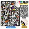Manta de Siesta con Graffiti Engrosada de Lana de Cordero Venta Caliente Transfronteriza Manta para Niños DIY Doble Cara Creativa Hecha a Mano Manta para Colorear