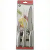 Cuchillo de acero completo tres piezas cuchillo para carne cuchillo para huesos cuchillo para frutas chef especial cuchillo de cocina de acero inoxidable