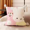 Almohada Miffy Linda Nuevo Terciopelo Sala de Estar Sofá Cojín Extra Grande Oficina Cama Coche Almohada para Asiento