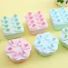 Molde casero para paletas de hielo y helado, charola de cubitos congeladores de helado DIY, charola casera para cubitos de hielo, molde para paletas