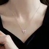 Collar de Estrella Súper Brillante con Circonita Completa Estilo Coreano para Mujer, Cadena de Clavícula de Lujo Ligero Nicho de Gama Alta, Gargantilla Elegante Cadena para Suéter