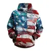 Sudadera con capucha impresa en 3D estilo retro americano 2025 para hombre, con diseño de cruz de Fe, corte holgado y estilo moderno