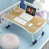 Mesa de Cama, Mesa para Laptop, Mesa Preguiçosa Dobrável, Mesa de Estudo para Quarto de Dormitório de Estudante, Atacado