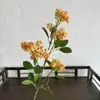 Simulación Boda China Nueva Arreglo de Boda Arreglo Rojo Fondo Rojo Material de Flores Banquete de Bodas de Nicho Arte Floral de Simulación