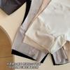 Shorts de Seguridad Anti-Exposición de Cintura Alta con Control de Abdomen y Levantamiento de Glúteos de Seda de Hielo para Mujer, Leggings Seamless Dos en Uno Antibacteriales que no se enrollan en la pierna