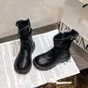 Botines estilo Martin para niños 2026 otoño e invierno nuevos botines cortos de estilo británico para niñas pequeñas botines versátiles con cremallera lateral para el tobillo
