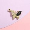 Colgante de Accesorios de Mariposa Colorida Simple Goteo de Aceite Diamante Aleación Accesorios de Joyería DIY Pulsera Collar Ropa