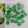 Estéreo Simulado Gradiente de Dos Colores Hoja de Loto Hoja Acrílica DIY Pendientes Hechos a Mano Material para Tocado Venta al por Mayor