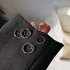 Juego de cinco anillos personalizados japoneses y coreanos, anillo abierto calado personalizado, elegante anillo de articulación con textura metálica para mujer 2384