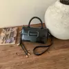 Bolso de Mano de Moda Retro para Mujer 2025 Invierno Nuevo Estilo Pequeño Cuadrado de Aspecto Elegante Bolso Cruzado de Hombro Único Estilo Coreano