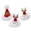 Diadema de Navidad niña falda de gasa de encaje alce sombrero viejo pasador niños foto foto súper lindo broche para el pelo