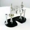 Soporte para Máquina de Grabado Dental Alambre de Plata Ranura para Incrustaciones Ranurado Surcado Herramienta Placa Base de Acero Tipo Manija de Empuje Manual Soporte de Fijación