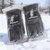 Guantes de Cuero con Pantalla Táctil para Hombre y Mujer de Invierno Cálidos a Prueba de Viento Impermeables Acolchados de Terciopelo para Exteriores Motociclismo Ciclismo