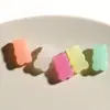 Ins Dibujos Animados Lindo Color Gelatina Oso Parche de Resina DIY Pendientes Pendientes Accesorios para Funda de Teléfono Móvil Material Al Por Mayor