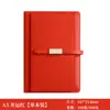 Caderno de Armazenamento Executivo A5 com Fecho Magnético, Conjunto com Caixa de Presente, Caderno de Anotações para Reuniões