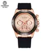 Ochstin Série Legend Relógio Masculino Luminoso à Prova d'Água Relógio Masculino de Quartzo Pulseira de Silicone Relógio de Pulso Fashion Atacado