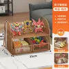 Suporte para xícaras de café estilo meados do século, um organizador de mesa estiloso para copos de água e xícaras de chá, um rack de armazenamento multifuncional para bancada