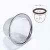 Colador de té Filtro de té Filtro para tetera Filtro de acero inoxidable Filtro de hojas de té Kung Fu Estilo japonés Pequeño Transparente