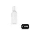 Botella Spray Transparente de Plástico Petg Producto para el Cuidado de la Piel Botella con Dispensador de Crema Loción 100/120/150ml Botella para Aceites Esenciales