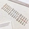 Tiras de Unha Vestíveis Eletrodepositadas Ultravioleta Olho de Gato, 30 Peças, Tiras de Unha Vestíveis Codificadas, Tiras para Atacado, Tiras de Unha Pré-Fabricadas Personalizadas