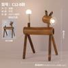 Lámpara de Mesa de Bambú Silenciosa Lámpara de Noche para Dormitorio Nórdica Ins Luz Nocturna de Bambú Estancia Vintage Lámpara de Mesa Pequeña Estilo Japonés