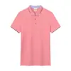 Camisa Polo Ropa de Trabajo Personalizada con Bordado de Logo Ropa de Trabajo para Equipo Seda de Hielo Manga Corta Verano Publicidad Camisa Cultural Camiseta