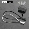 Etiqueta de roupa corda caixa de bagagem listra Coreia do Sul linha cordão preto e branco fivela de cordão universal em estoque grão de pendurar