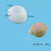 Molde de silicona para vela de limón DIY chocolate fondant pastel helado creativo fruta durián plátano