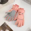 Guantes de Esquí para Mujer, Forrados de Polar Grueso para Invierno, Ciclismo al Aire Libre, a Prueba de Frío, Cortavientos, Deportes de Montañismo, Guantes Calientes y a Prueba de Frío