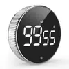 Amazon Temporizador Giratorio de Autodisciplina Temporizador LED Magnético Silencioso Cuenta Regresiva de Cocina Recordatorio de Belleza Ejercicio