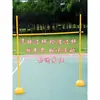 Suporte de salto em altura patinação sobre rodas obstáculo de barra poste modelo aeronave obstáculo de treinamento patinação sobre rodas poste alto e baixo ajustável removível barreiras