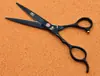Tijeras de peluquería Firesmith de 5,5 y 6 pulgadas para zurdos, tijeras de corte de pelo para zurdos, tijeras de corte plano para flequillo.