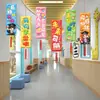 Decoraciones Ceremoniales de Temporada de Graduación Tarjetas Colgantes y Adornos de Interior para Escuelas, Guarderías, Salones de Clase y Ambientación del Ambiente de Clase