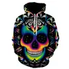 Sudadera Deportiva Casual con Capucha para Hombre, Estilo Transfronterizo de Tendencia Primavera y Otoño, Impresión Digital 3D