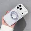 Adecuado para iPhone 18 Pro Max Funda de Teléfono con Soporte Magnético de Tacto Piel Apple 17 Mate Cobertura Total Protección Anticaídas
