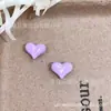 Cuentas brillantes con forma de corazón para manualidades, con agujeros verticales, cuentas de corazón coloridas, cadenas para teléfono móvil, llaveros, materiales para cortinas de cuentas