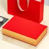 Caja de embalaje para té caja vacía al por mayor caja de regalo de medio jin 30 burbujas té de roca túnica roja caja de embalaje de abeto individual logo impreso