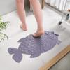 Alfombra Antideslizante de PVC para Baño Ducha Niños Baño Inodoro Alfombrilla Antideslizante para Pies Alfombra Impermeable para Suelo de Baño para el Hogar