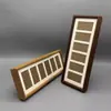 Marco de Fotos de Seis Compartimentos con Hermosos Paisajes de la Patria, Adorno Dorado para Colgar en la Pared para Decoración de Sala de Estar