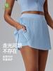 Falda de Golf Tenis Transfronteriza Caijue Verano Lulu Adelgazante Running Deportes Anti-Exposición Yoga Falda Plisada