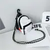 Bolsa Mini Auriculares Transfronteriza Todas las Combinaciones Moda Pareja Personalidad Marca de Moda Colgante Mini para Motocicleta Hombre Bolso Mini Cruzado Mujer